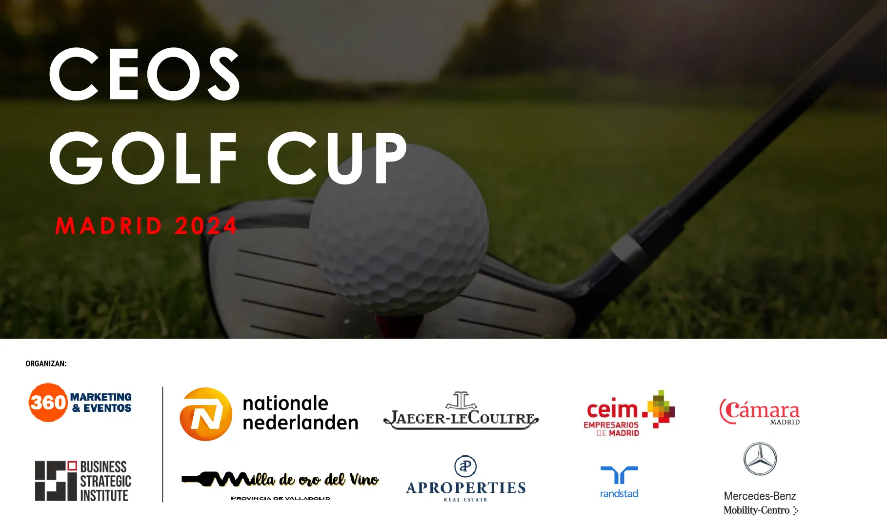 CARTEL CEOS GOLF CUP CARTEL CEOS GOLF CUP